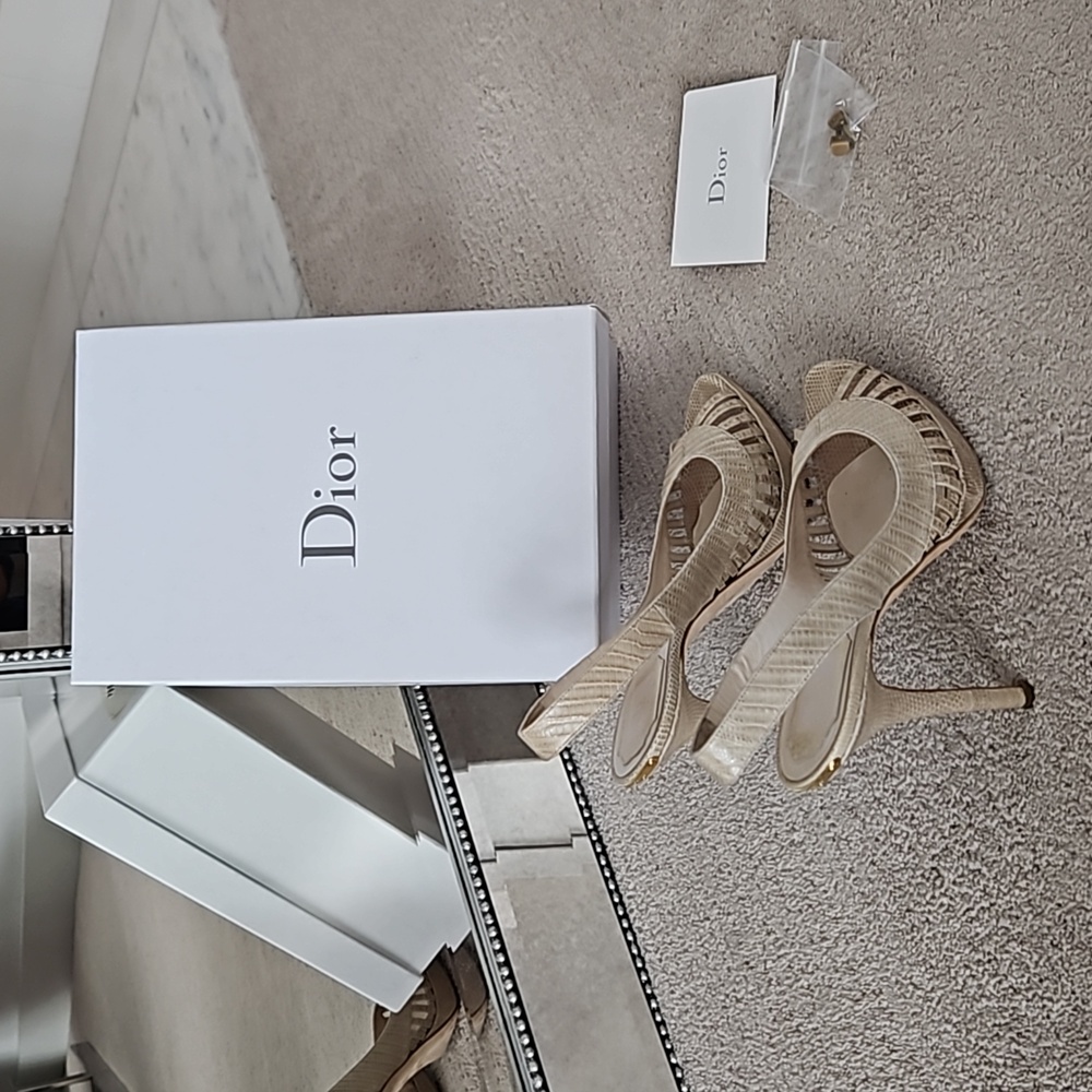 Christian Dior Python Heels Excellent Condition!! - image 1